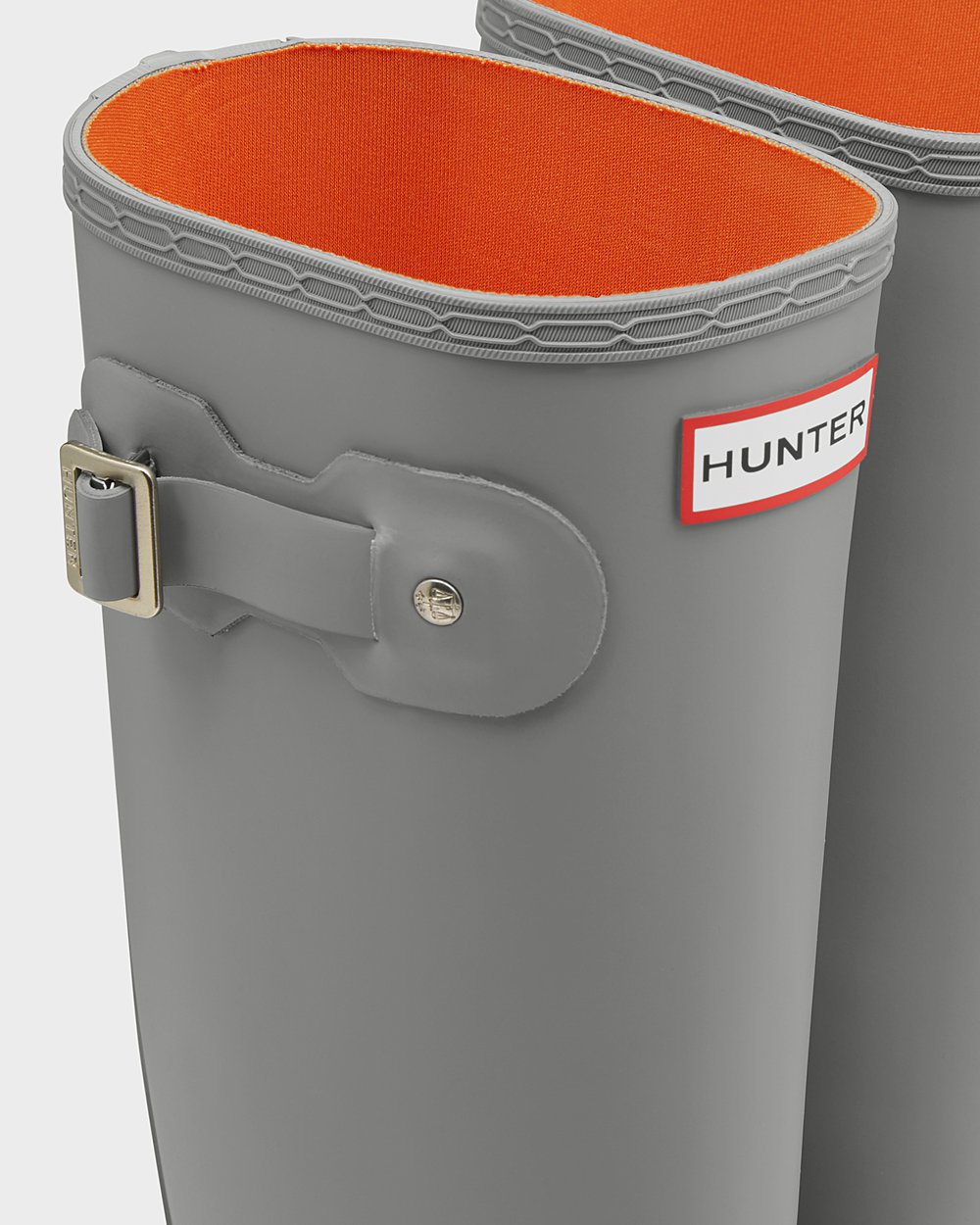 Hunter Original Tall Rain Boots - Online Shop Womens Grey - QYTMDJ947